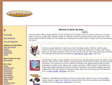 Tablet Screenshot of gametoystore.com